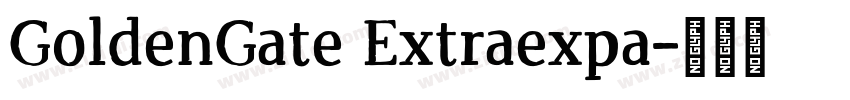 GoldenGate Extraexpa字体转换
